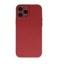 Apple iPhone 13 Pro Kılıf Nano içi Kadife Silikon - Kiremit