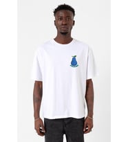 One Piece Anime Gura Gura Devil Fruit Beyaz Erkek Oversize Tshirt