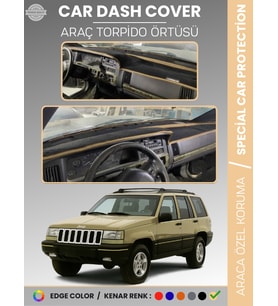 JEEP GRAND CHEROKEE (1993-1998) Torpido Örtüsü Torpido Koruma Tam Uyum Tam Uyum Kaymaz Kolay Montaj