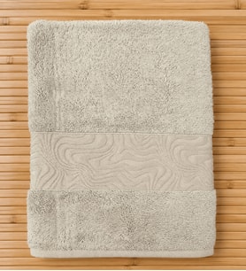 Jakar Bordürlü Bambu Banyo & Vücut Havlusu 70 x 140