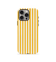 iPhone 15 Pro Vorian Çift Katmanlı Kılıf Golden Pinstripe