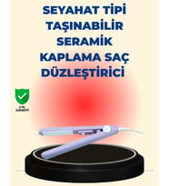 2’Si 1 Arada Saç Düzleştirici Bukle Maşası – Düz Kıvırcık Saçlara Çok Yönlü Kullanım
