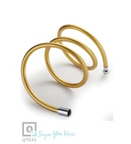 Pvc Kaplama Spiral Duş Hortumu (gold) Kırılmaz Kopmaz Banyo Duş Hortumu