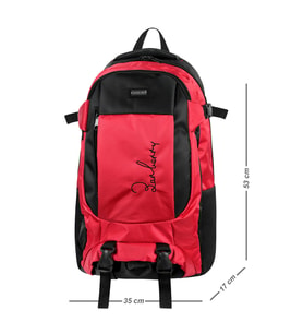 GALB Leather Kirmizi Outdoor Su Gecirmez Ortopedik Cift Suluklu Sirt Cantasi Yuruyus Seyahat Dagci