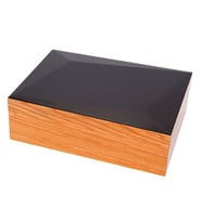 Humidor / Puro Saklama Kutusu Kahverengi - Siyah