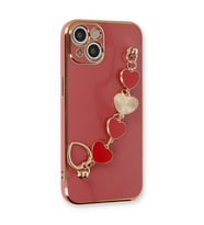 Apple iPhone 14 Kılıf Esila Silikon - Kırmızı