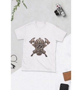 İtfaiyeci Tasarımlı T-shirt