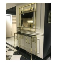 Marisa Gold Dresuar&Konsol Ayna Takım