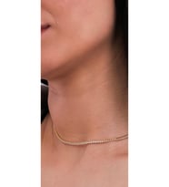 Su Yolu Kolye 925 Ayar (Gold)