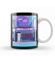 Retro Japanese Retro Japan House Kupa Bardak Porselen