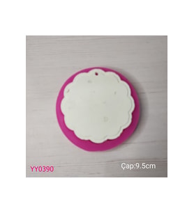 YY0390 Fırfırlı Yuvarlak Çerçeve Silikon Kalıp