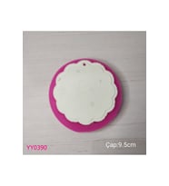 YY0390 Fırfırlı Yuvarlak Çerçeve Silikon Kalıp