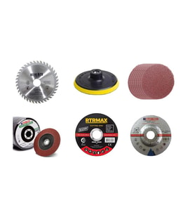 Bay-Tec 5Li Taşlama Disk Seti Elmas Sunta Ahşap Metal Zımpara N11.839