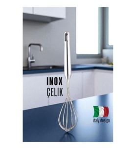 Inox Çelik Çırpıcı Italyan Dizayn