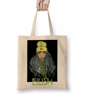 Billie Eilish 04 Bez Çanta Uzun Saplı