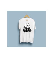 Oversize Panda Tasarım unisex T-shirt