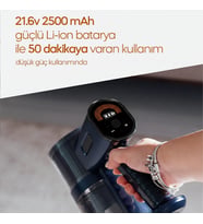 Sinbo BLDC Motorlu Dikey Kablosuz Şarjlı LED Aydınlatmalı Süpürge Svc-8620