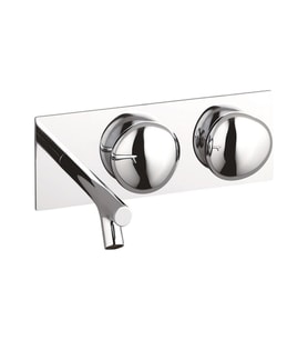A41808-Vitra İstanbul Ankastre Lavabo Bataryası - Krom