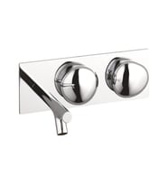 A41808-Vitra İstanbul Ankastre Lavabo Bataryası - Krom