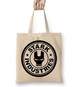 Stark Industries Avengers Iron Man 04 Bez Çanta Uzun Saplı