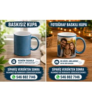 Simli Kişiye Özel Baskılı Kupa-4 Farklı Renk Seçeneği
