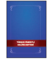 Türkçe Fihristli Kelime Defteri