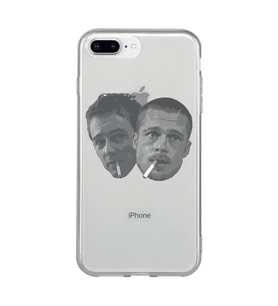 Iphone 7 Plus / 8 Plus Uyumlu Fight Club Desenli Şeffaf Telefon Kılıfı