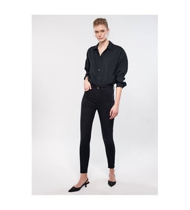 Mavi Serenay Gold Premium Antrasit Kadın Jean Pantolon M100980-82211
