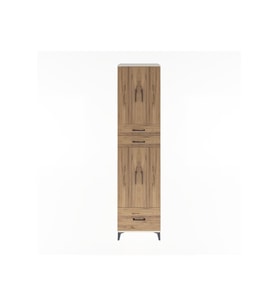 Hyperion Dolap 5 Raflı 3 Çekmeceli 4 Kapaklı 60x44x243 Aytaşı-Çam