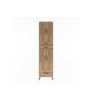 Hyperion Dolap 5 Raflı 3 Çekmeceli 4 Kapaklı 60x44x243 Aytaşı-Çam