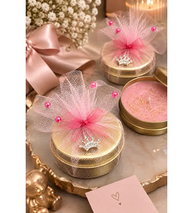 Prensesin Tacı Mum - 15 Adet - Doğal Soya, Kokulu, El Yapımı - Özel Gün Hediyelik - Mumelia Candles