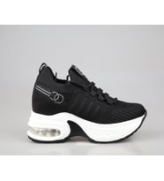 GUJA 25y300-14 Dolgu Topuk Siyah Kadın Sneakers