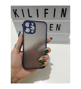 İphone 12 Pro Max Kenarları Renkli Kılıf Modeli