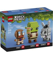 LEGO 40923 Shrek Şrek, Eşek ve Kurabiye Adam Figürleri