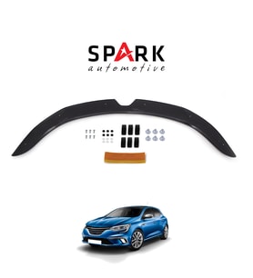 Renault Megane 4 2016- Yılı ve Sonrası Uyumlu Kaput Rüzgarlığı 3mm