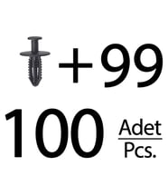 Mercedes için Tampon Klips- 100'lü