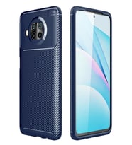 Newface Xiaomi Mi 10T Lite Kılıf Auto Focus Karbon Kapak - Lacivert