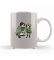 Attack On Titan Chibi Levi X Eren 01 Kupa Bardak Porselen