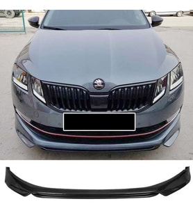 Skoda Octavia 3 Abt Ön Ek Plastik Siyah karlık-ön-ek-bodykit 2018 2019 2020 Makyajlı Kasa