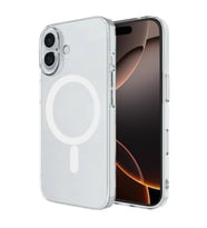 iPhone 16 Kılıf Magneticsafe Şeffaf Silikon - Şeffaf