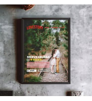 Kendin Tasarla Kişiye Özel Netflix Sinema Tasarım Film Poster Fotoğraf Çerçevesi 23x32cm