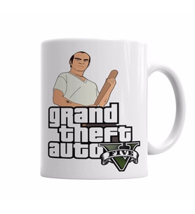 GTA V Trevor Kupa Bardak Porselen