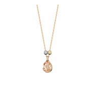 Tektaş Altın Kolye 14K Rose  Dorikalı