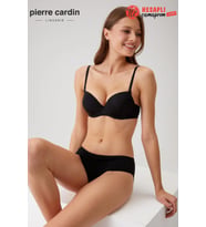 Pierre Cardin Premium Madrid Balenli Desteksiz Dolgusuz Micro Basic Askıları Çıkabilen Kutulu Sütyen