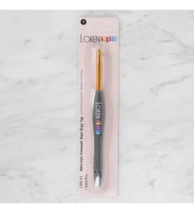 Loren Crafts Altın Uçlu Yumuşak Saplı Yün Tığ LRN