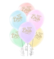 Team Bride Baskılı Makaron Balon – 25 Adet