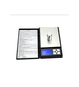 Gümüş Notebook Cep Terazi, 500g, 0,01g hassasiyet