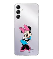 PrintiFy Samsung Galaxy S24 FE ile Kamera Korumalı Kapak Minnie Mouse Tasarımlı Şeffaf Kılıf