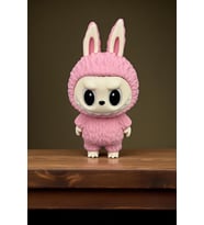 Labubu Figür - Pembe Labubu 13 Cm