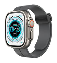 Apple Watch 38mm Kr412 Elegance Stylısh Kordon (SAAT DEĞİLDİR) - Füme